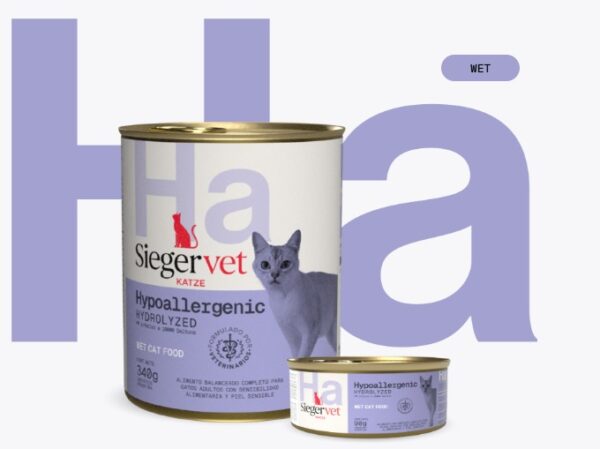 Lata Sieger hypoallergenic gato 340g
