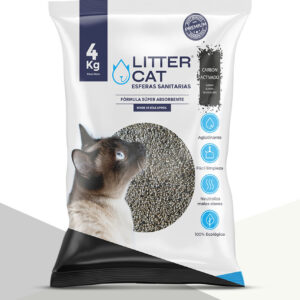 Piedritas aglutinante Litter cat carbon activado 4