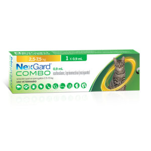Nexgard Combo GATOS 2 5 a 7 5 kg