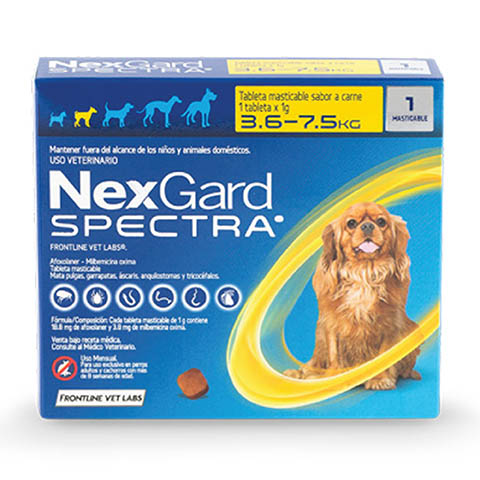 Nexgard Spectra 3 6 a 7 5kg