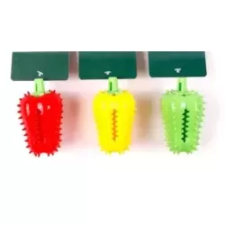 Juguete pimiento dental dosificador