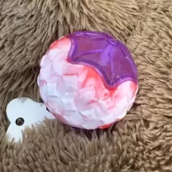 Juguete pelota cristal con luz