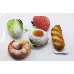 Juguete peluche fruta o verdura