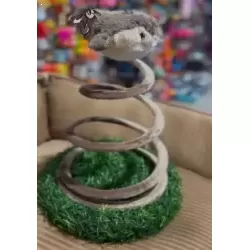 Juguete espiral con pajarito y sonido
