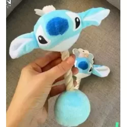 Juguete peluche stich con soga